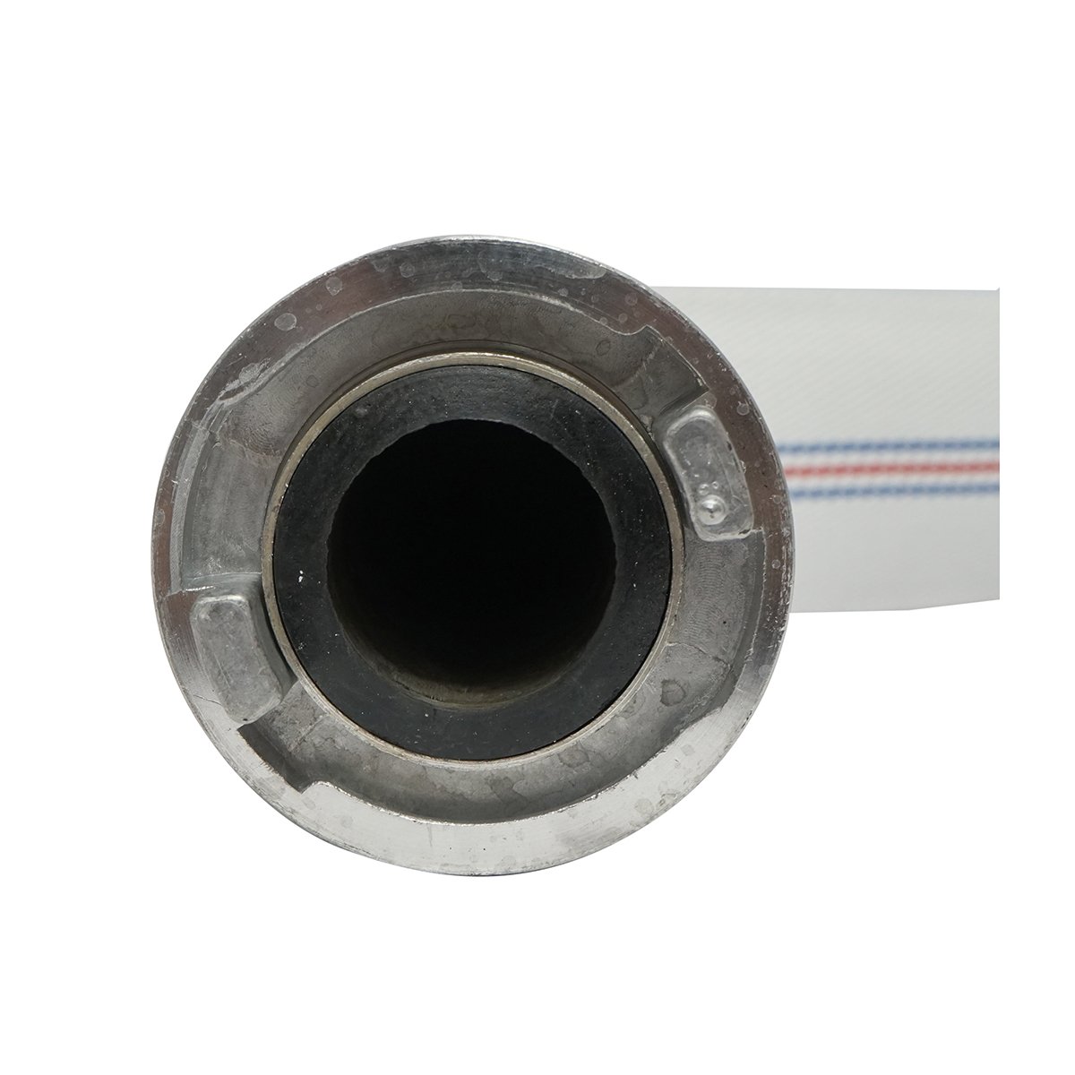 Furtun irigatii/pomp. din PVC 2 toll, lungime 20m cu racorduri aluminu, max 15bar, panzat Breckner Germany